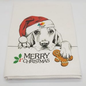 Rescue Hub Christmas Tea Towel - Large