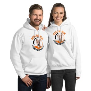 Rescue Hub White Unisex Hoodie