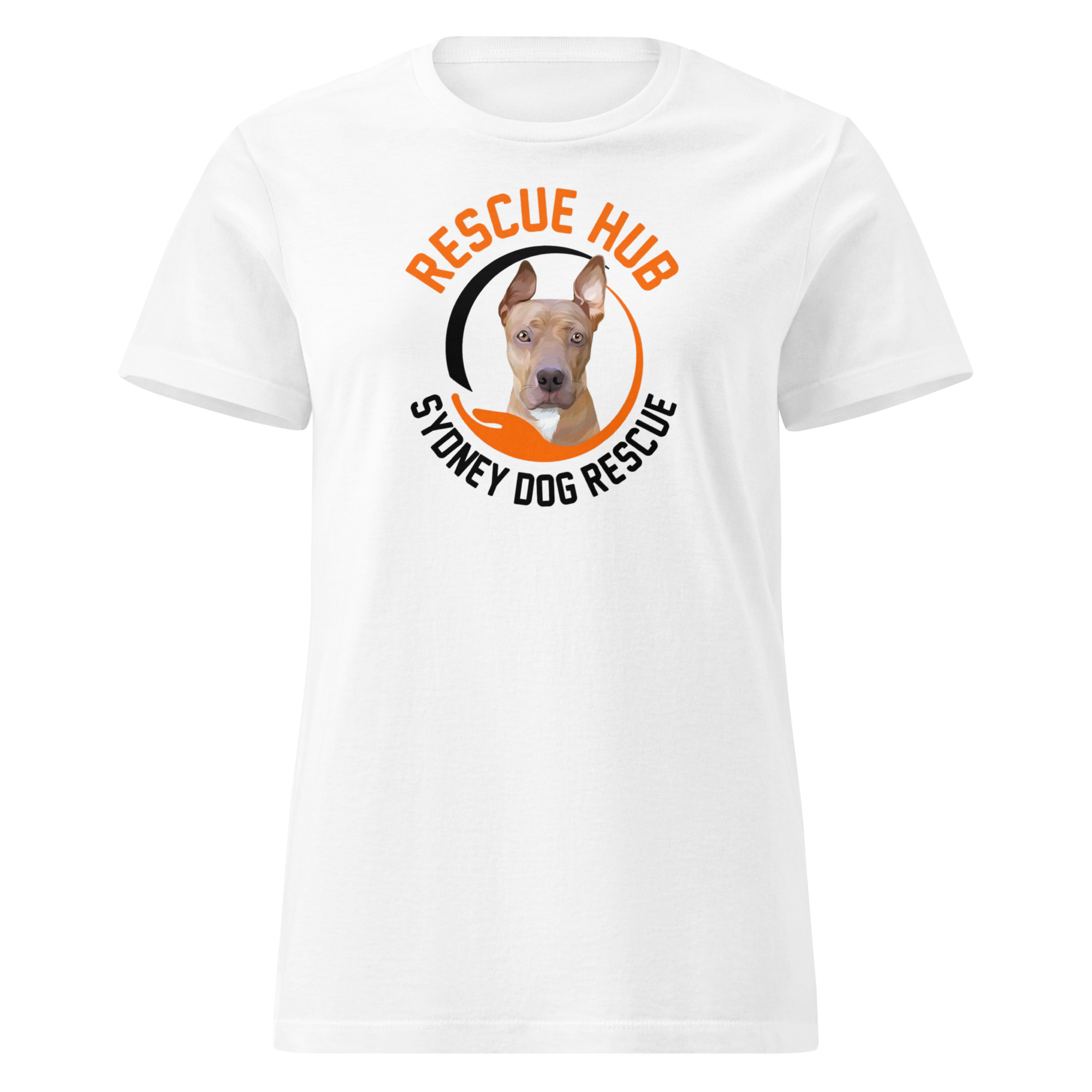 Rescue Hub White Women’s Basic Softstyle T-shirt - Image 3