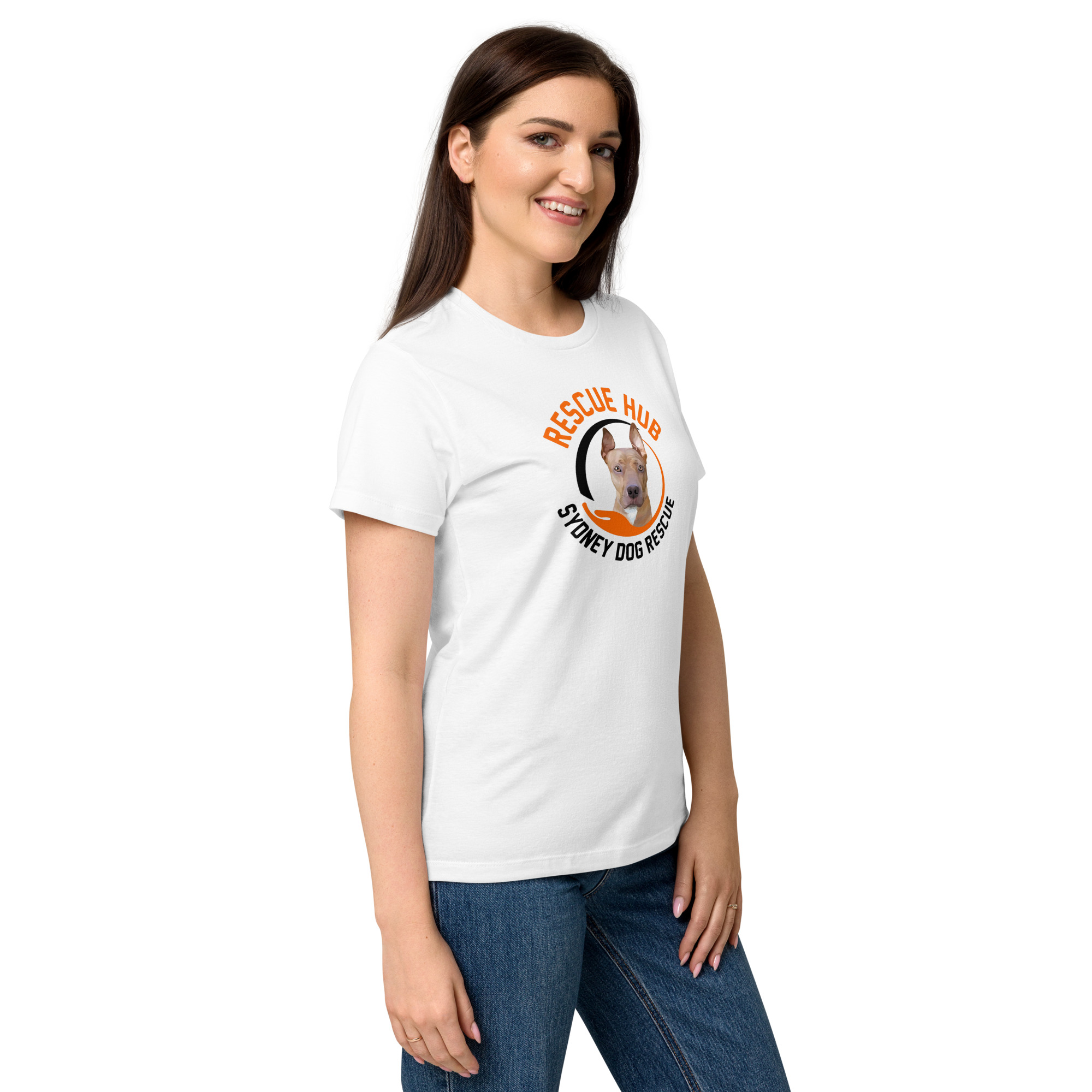 Rescue Hub White Women’s Basic Softstyle T-shirt - Image 2